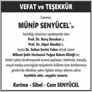 vefat ilanı ver
